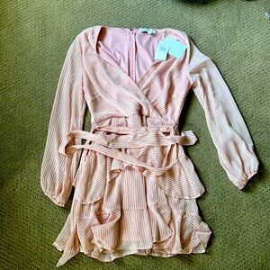 Mini dress, size S, NWT, ruffles